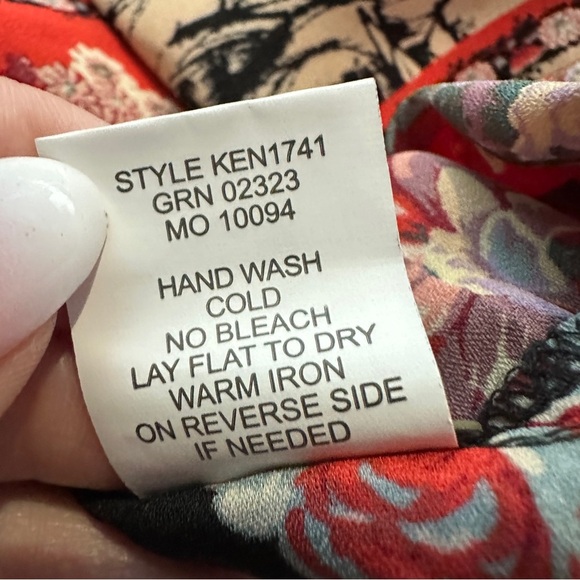 Anthropologie Fig and Flower Boho Floral Patchwork Tunic Dress Size L - Picture 12 of 16